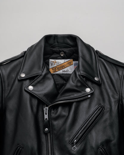 118L Schott N.Y.C. Long Classic Perfecto® Leather Motorcycle Jacket