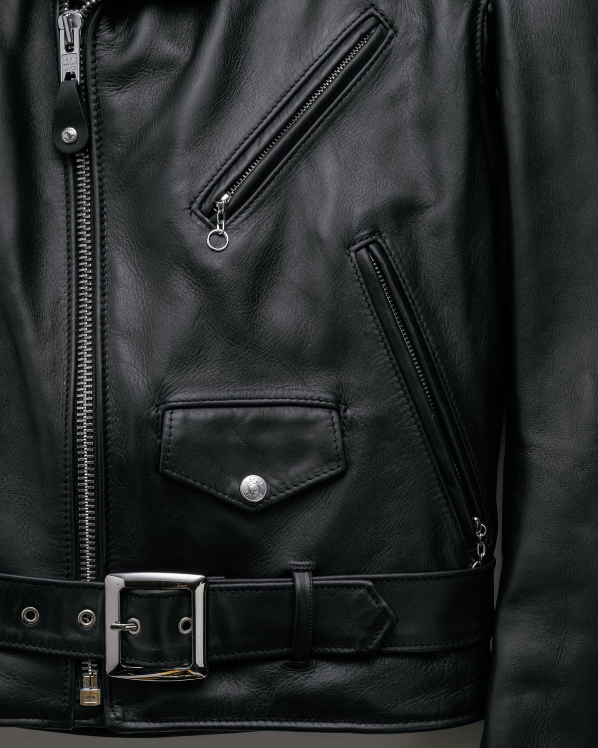 118L Schott N.Y.C. Long Classic Perfecto® Leather Motorcycle Jacket