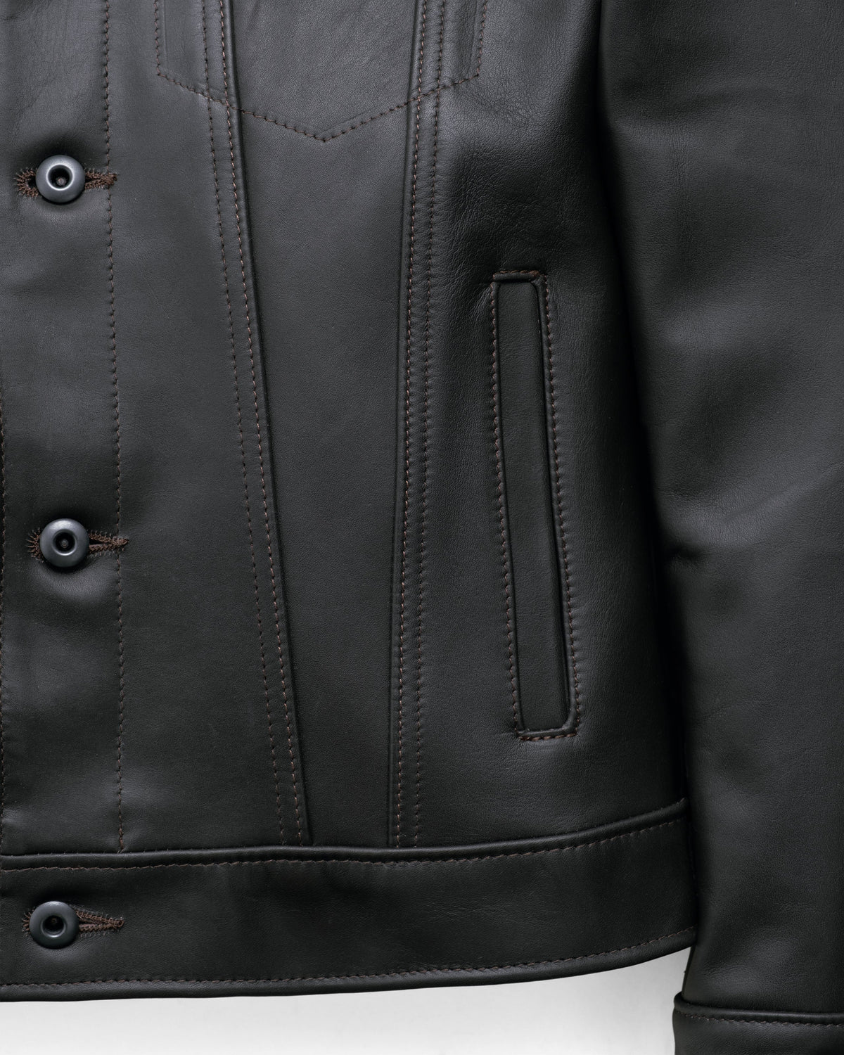 121 Schott N.Y.C. Type 3 Naked Cowhide Jacket