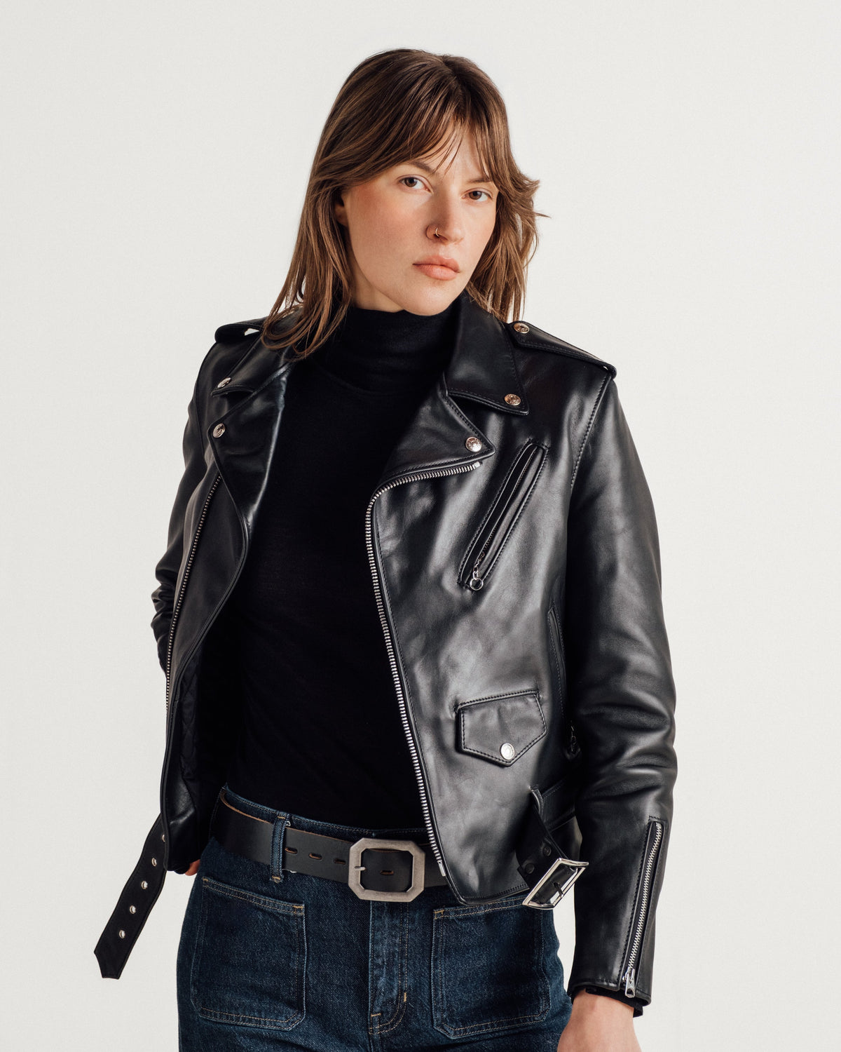 137W Schott N.Y.C. Cowhide Perfecto® Motorcycle Jacket