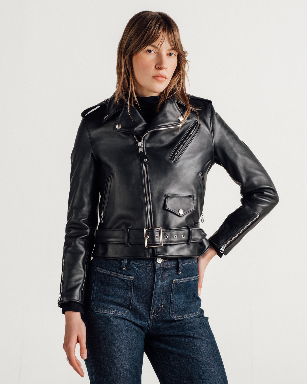 137W Schott N.Y.C. Cowhide Perfecto® Motorcycle Jacket