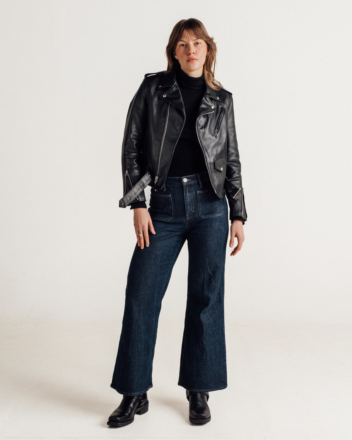 137W Schott N.Y.C. Cowhide Perfecto® Motorcycle Jacket