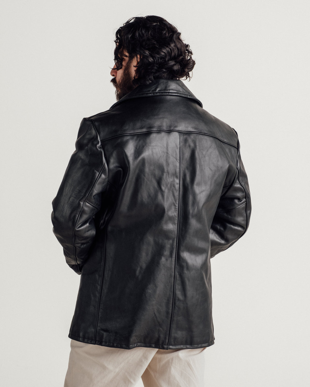 140 Schott N.Y.C. Cowhide Naval Peacoat