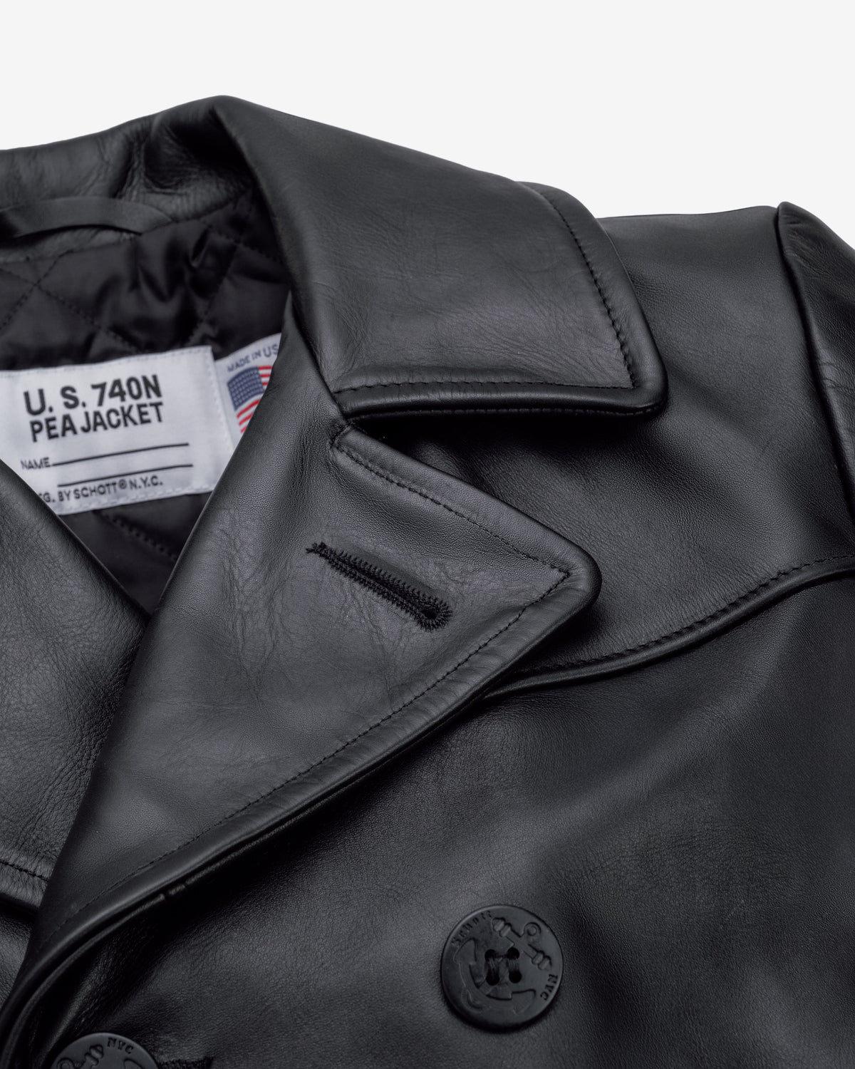 140 Schott N.Y.C. Cowhide Naval Peacoat