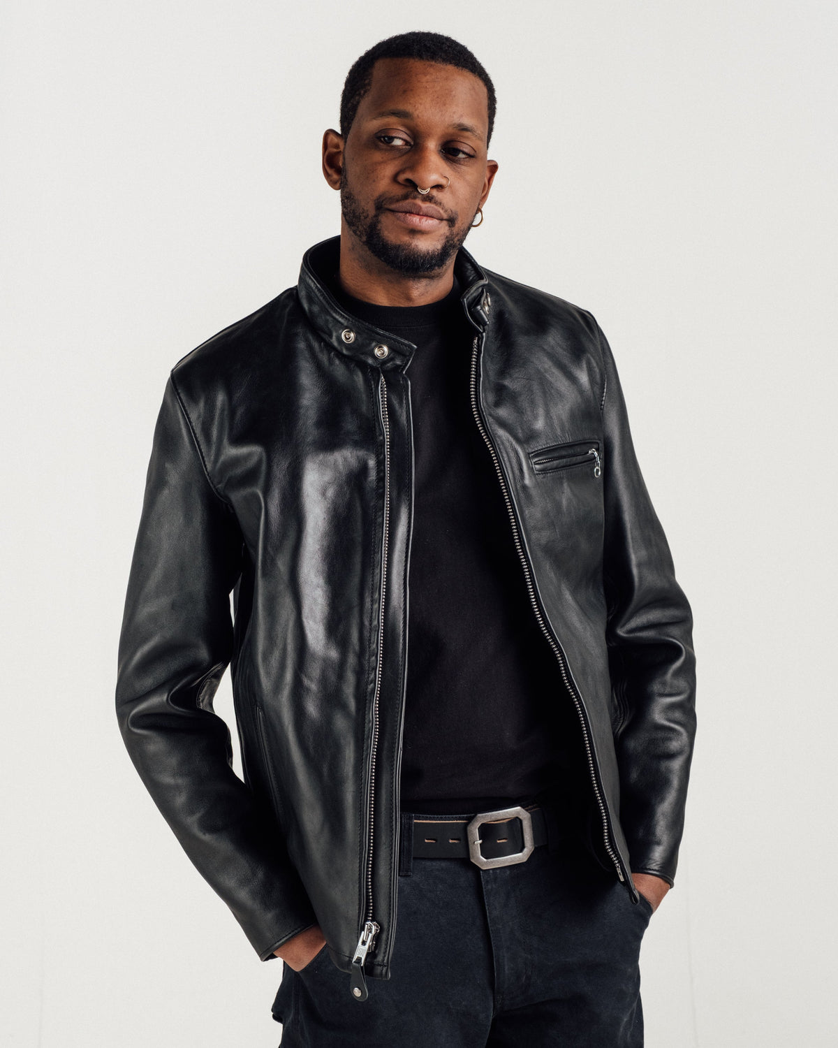 141L Schott N.Y.C. Long Classic Racer Jacket