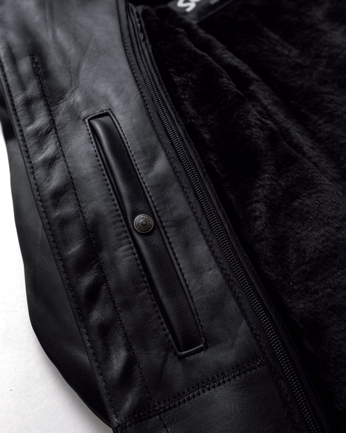 141 Schott N.Y.C. Classic Racer Leather Motorcycle Jacket