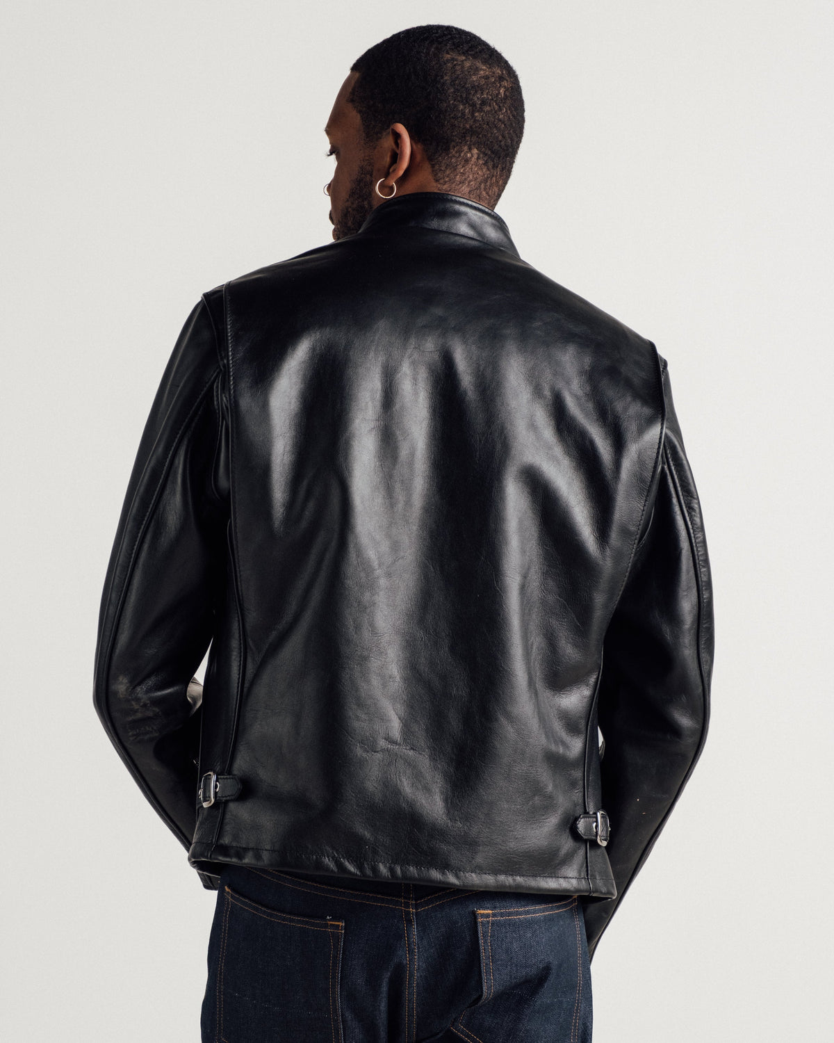 141 Schott N.Y.C. Classic Racer Leather Motorcycle Jacket