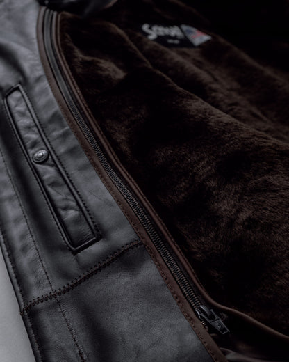 141 Schott N.Y.C. Classic Racer Leather Motorcycle Jacket