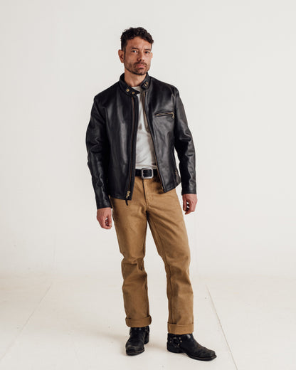 141 Schott N.Y.C. Classic Racer Leather Motorcycle Jacket