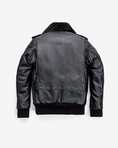 184SM Schott N.Y.C. A-2 Naked Cowhide Leather Flight Jacket