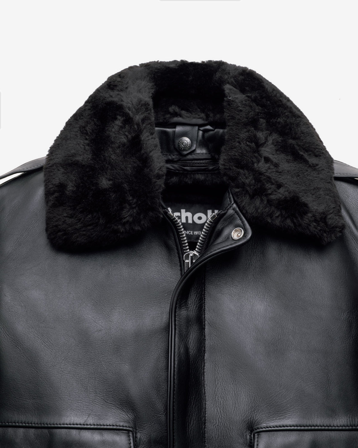 184SM Schott N.Y.C. A-2 Naked Cowhide Leather Flight Jacket