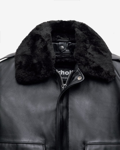 184SM Schott N.Y.C. A-2 Naked Cowhide Leather Flight Jacket