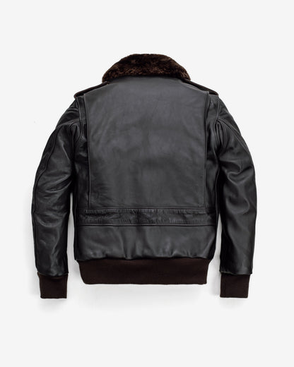 184SM Schott N.Y.C. A-2 Naked Cowhide Leather Flight Jacket