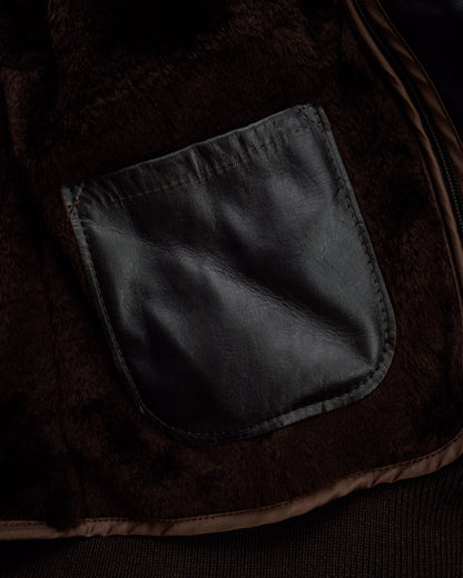 184SM Schott N.Y.C. A-2 Naked Cowhide Leather Flight Jacket