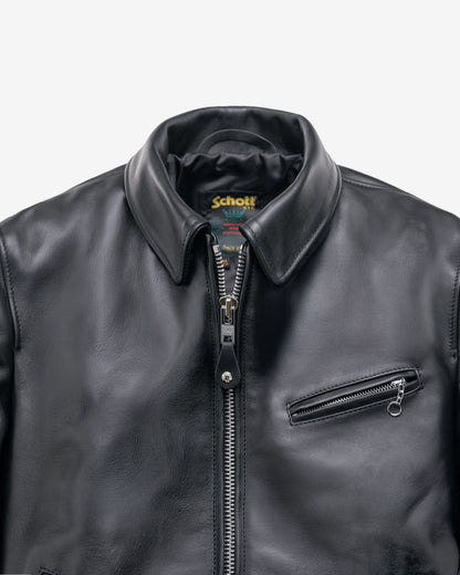 188 Schott N.Y.C. Naked Cowhide Split Collar Motorcycle Jacket