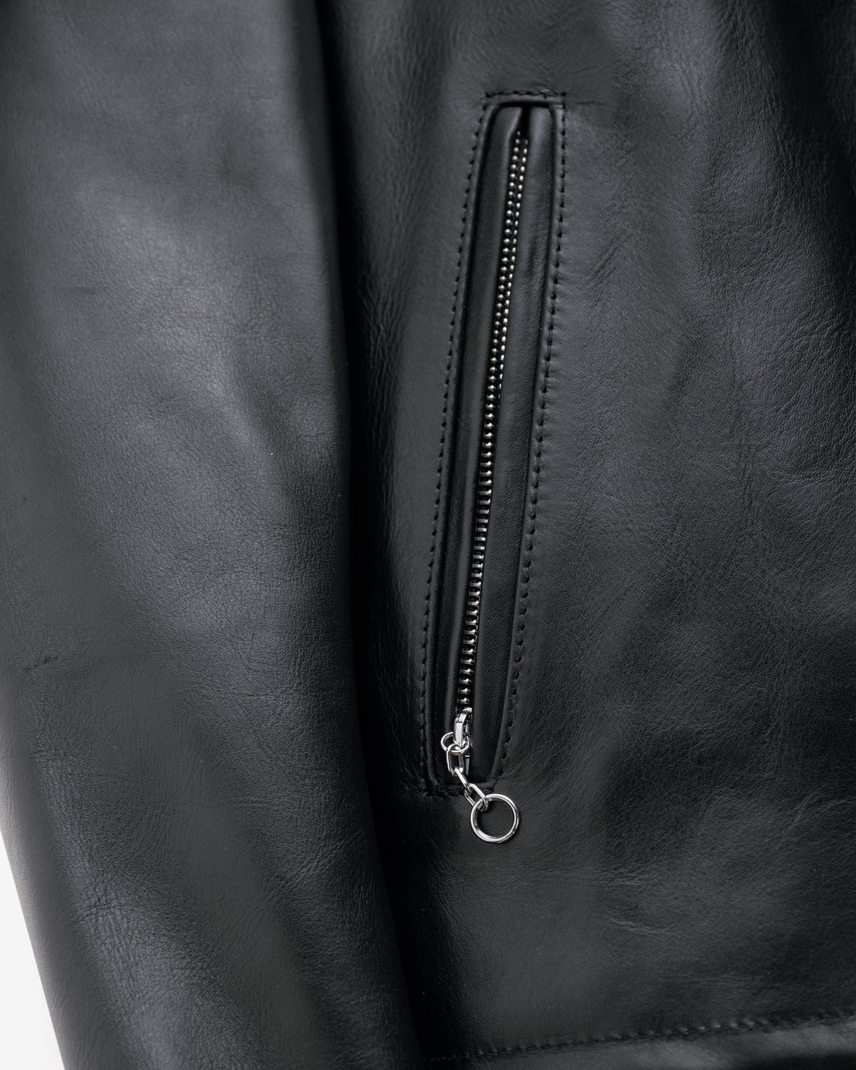 188 Schott N.Y.C. Naked Cowhide Split Collar Motorcycle Jacket