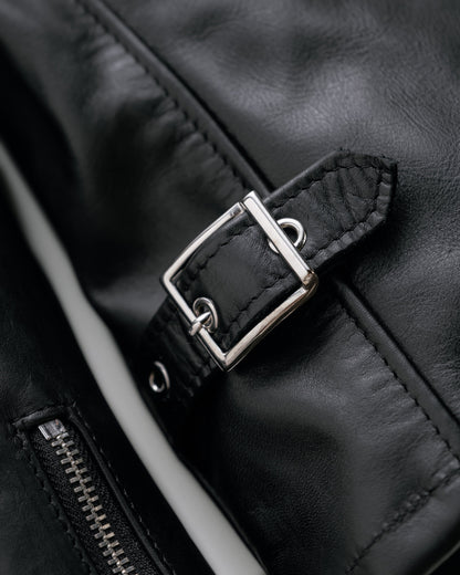 188 Schott N.Y.C. Naked Cowhide Split Collar Motorcycle Jacket