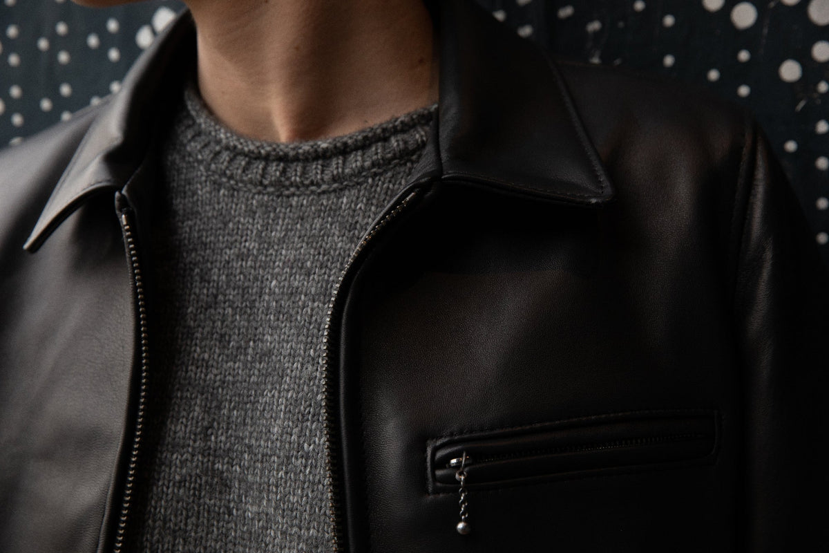 246 Schott N.Y.C. Soft Touch Lambskin Delivery Jacket