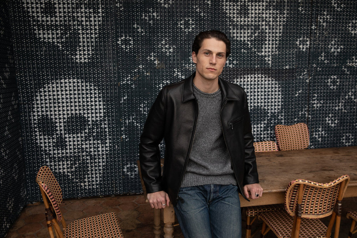 246 Schott N.Y.C. Soft Touch Lambskin Delivery Jacket