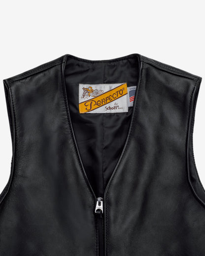 193V Schott N.Y.C. Naked Cowhide Vest