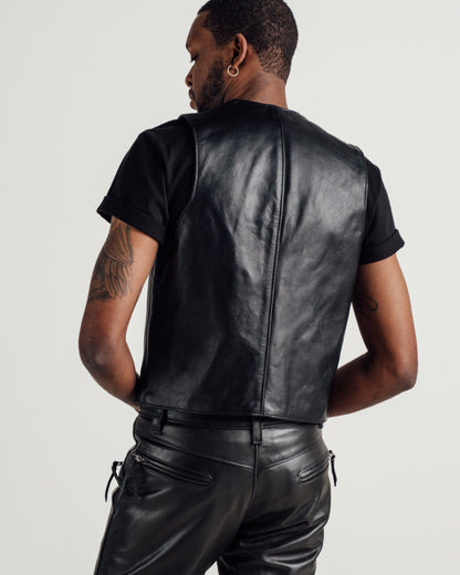 193V Schott N.Y.C. Naked Cowhide Vest