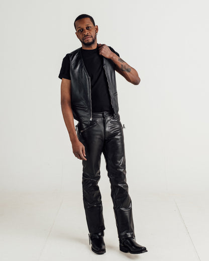 193V Schott N.Y.C. Naked Cowhide Vest