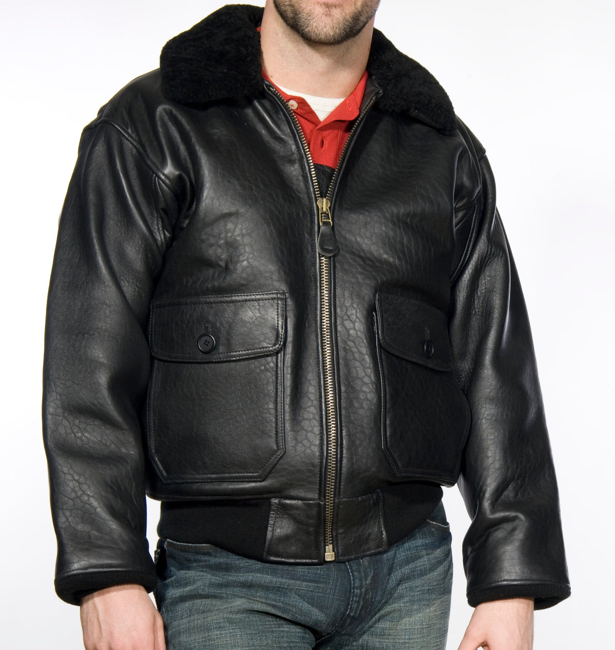 G1S Schott N.Y.C. G-1 Leather Flight Jacket