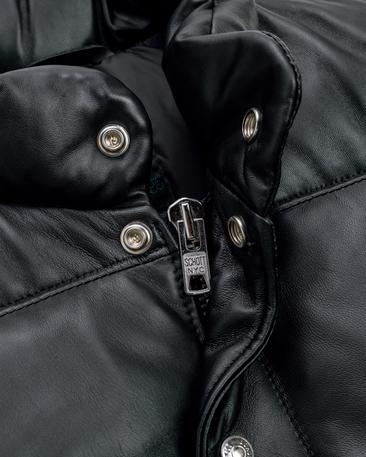 204DV Schott N.Y.C. Down Filled Lambskin Vest