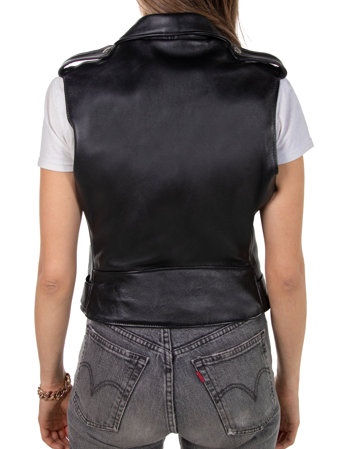 210VW Schott N.Y.C. Women's Lambskin Perfecto Vest