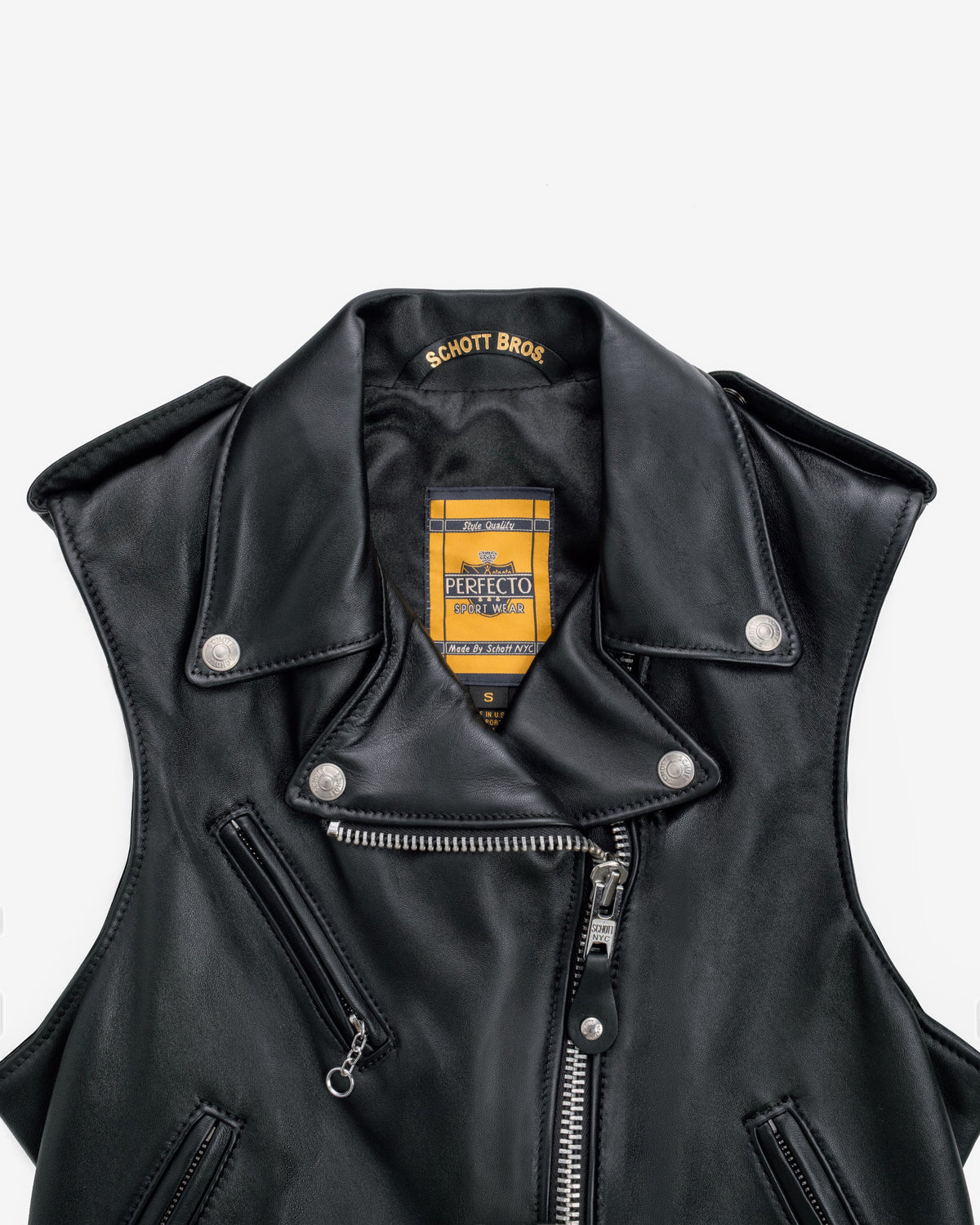 210VW Schott N.Y.C. Women's Lambskin Perfecto Vest