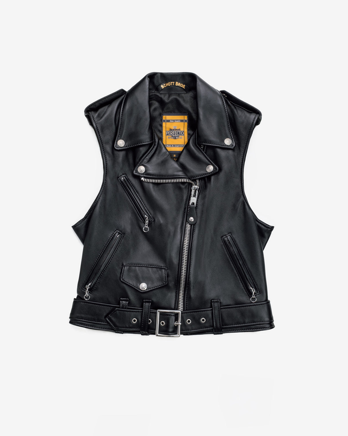 210VW Schott N.Y.C. Women's Lambskin Perfecto Vest