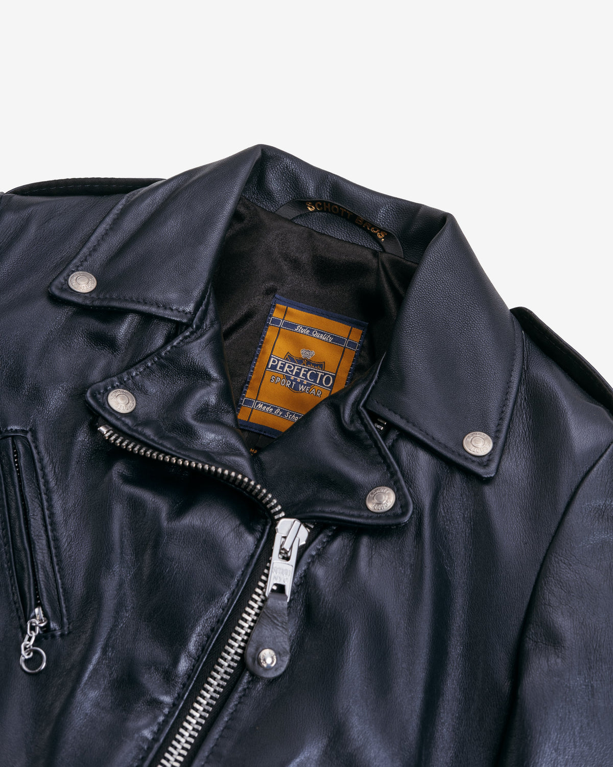 210W Schott N.Y.C. Cropped Lambskin Perfecto® Jacket