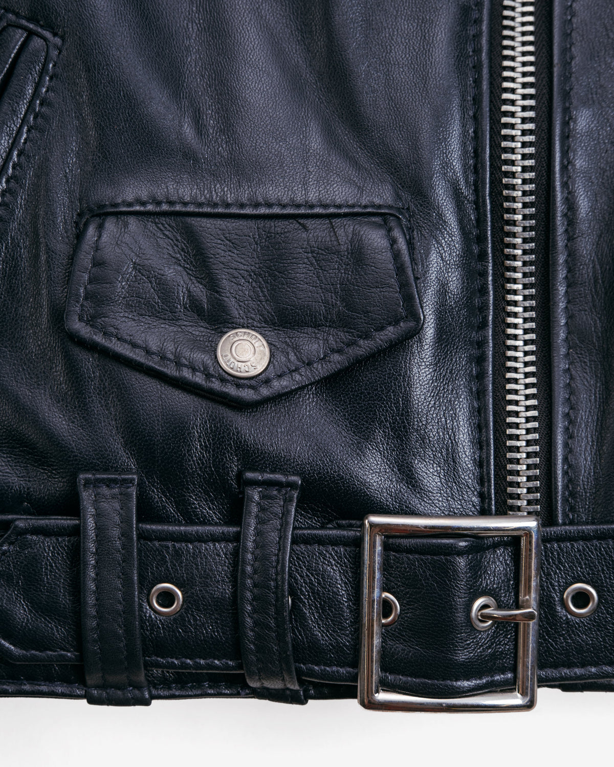 210W Schott N.Y.C. Cropped Lambskin Perfecto® Jacket