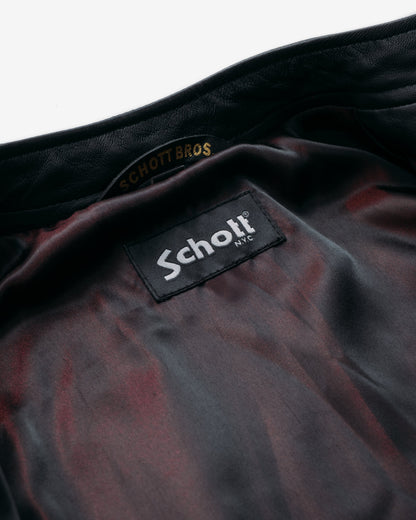 21141W Schott N.Y.C. Lambskin Cafe Racer Jacket