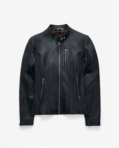 21141W Schott N.Y.C. Lambskin Cafe Racer Jacket