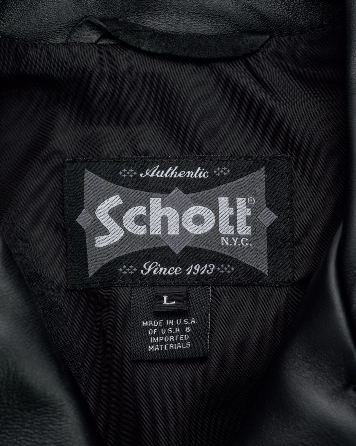 213V Schott N.Y.C. Lambskin 'Perfecto' Vest