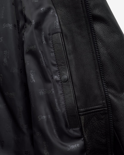 237 Schott N.Y.C. Lightweight Natural Pebble Cowhide MA-1 Bomber Jacket