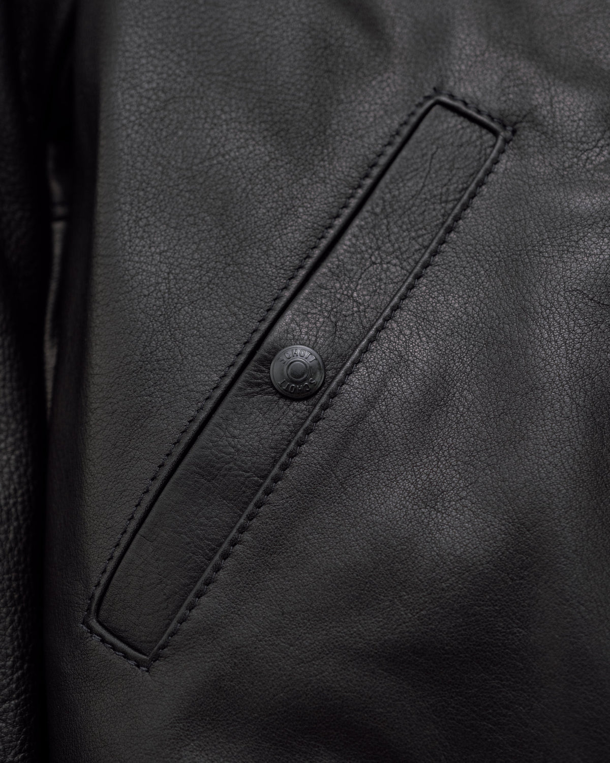 237 Schott N.Y.C. Lightweight Natural Pebble Cowhide MA-1 Bomber Jacket