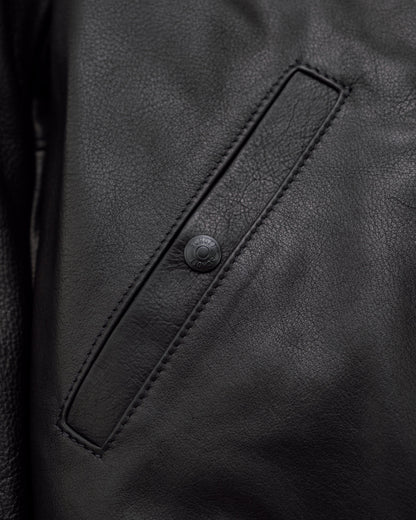 237 Schott N.Y.C. Lightweight Natural Pebble Cowhide MA-1 Bomber Jacket