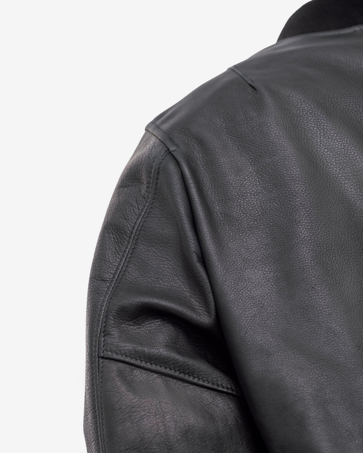 237 Schott N.Y.C. Lightweight Natural Pebble Cowhide MA-1 Bomber Jacket