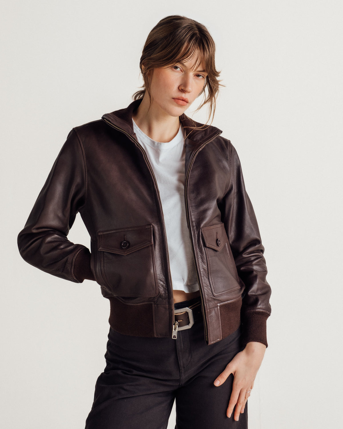 2404W Schott N.Y.C. A-1 Bomber Jacket