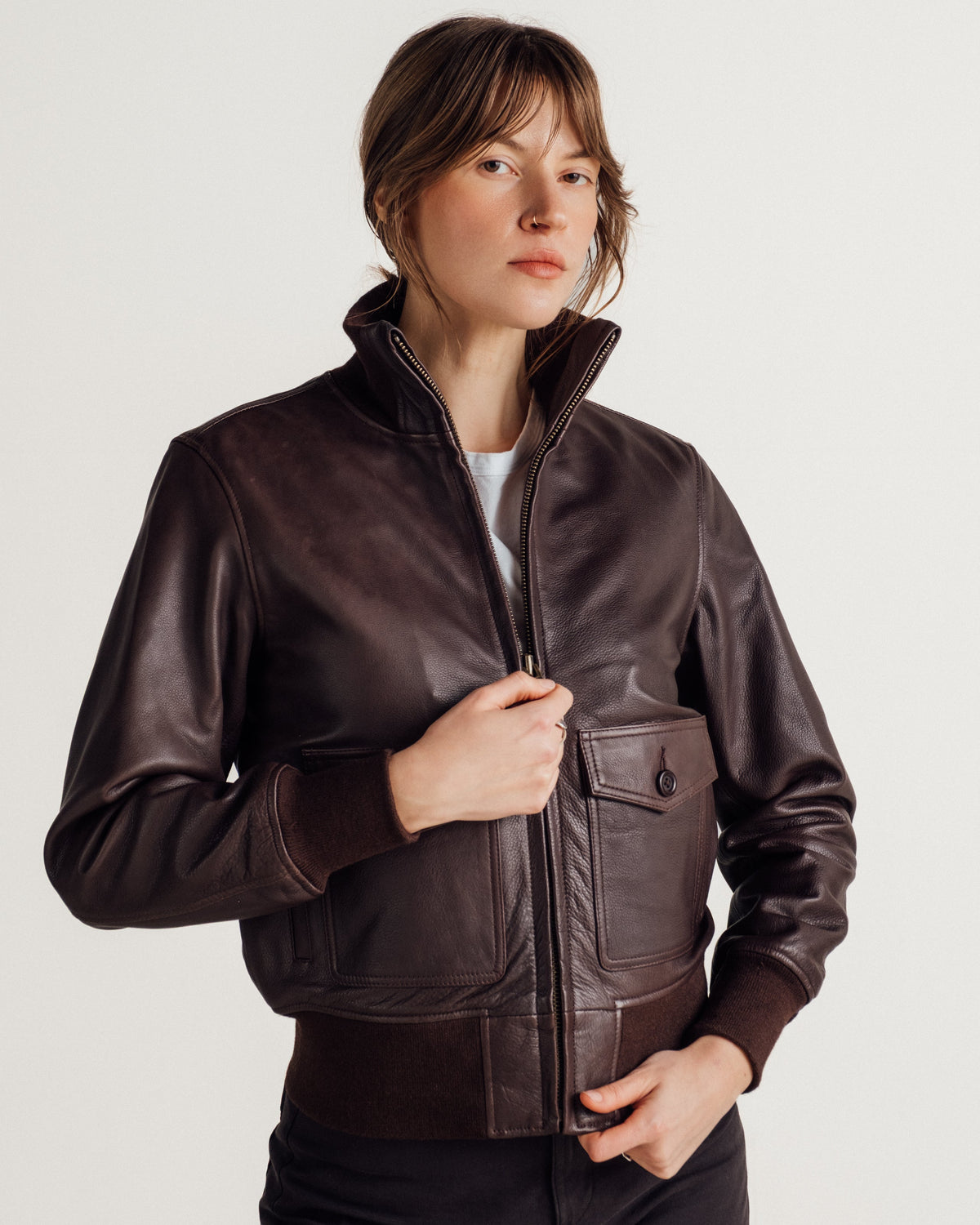 2404W Schott N.Y.C. A-1 Bomber Jacket