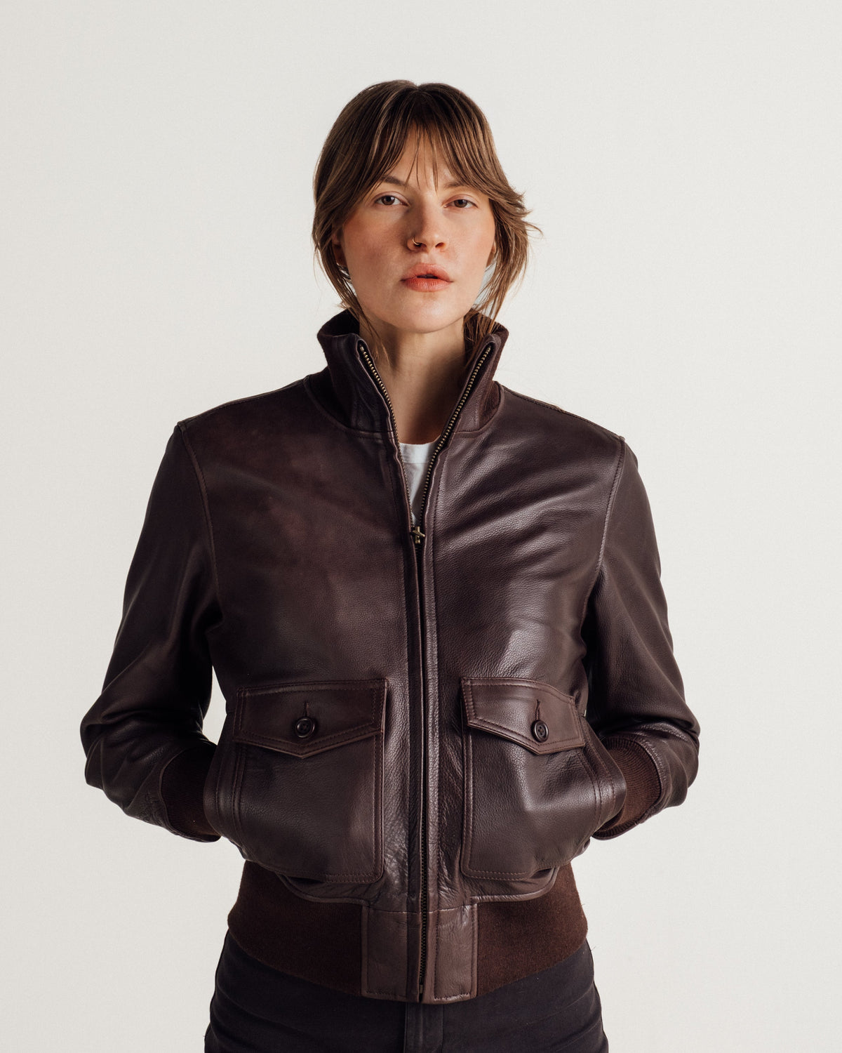 2404W Schott N.Y.C. A-1 Bomber Jacket