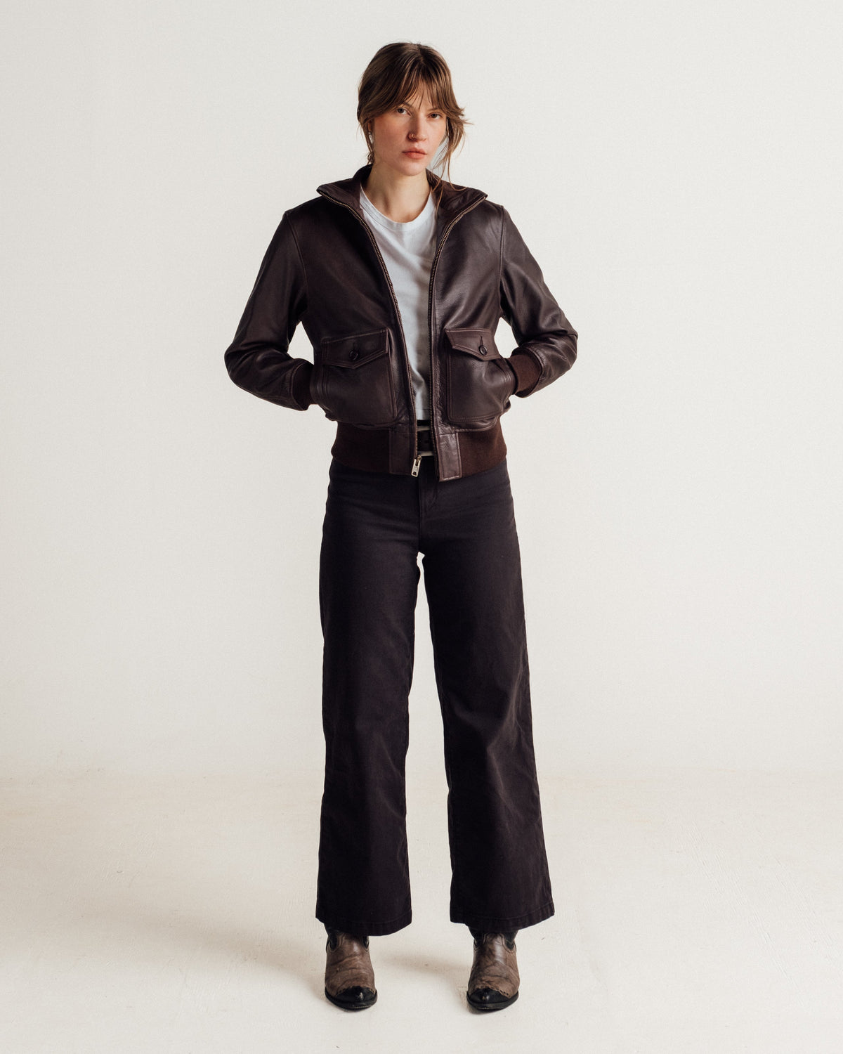 2404W Schott N.Y.C. A-1 Bomber Jacket