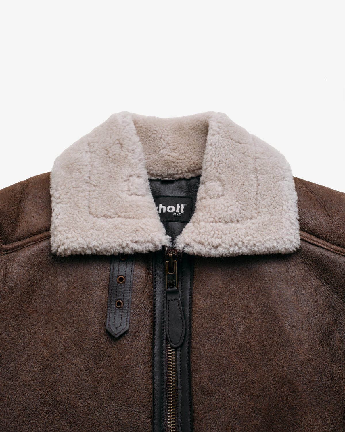 2415SW Schott N.Y.C. ANJ-4 Sheepskin Bomber Jacket