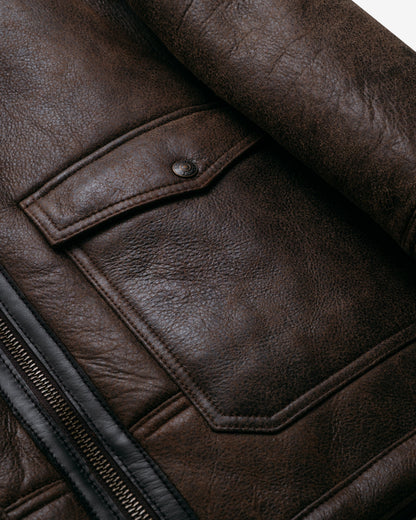 2415SW Schott N.Y.C. ANJ-4 Sheepskin Bomber Jacket