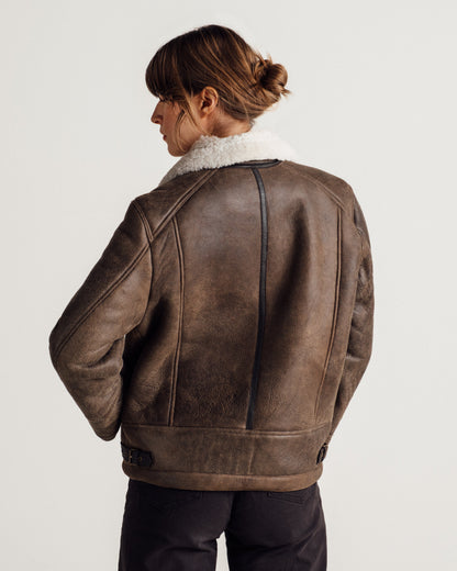 2415SW Schott N.Y.C. ANJ-4 Sheepskin Bomber Jacket