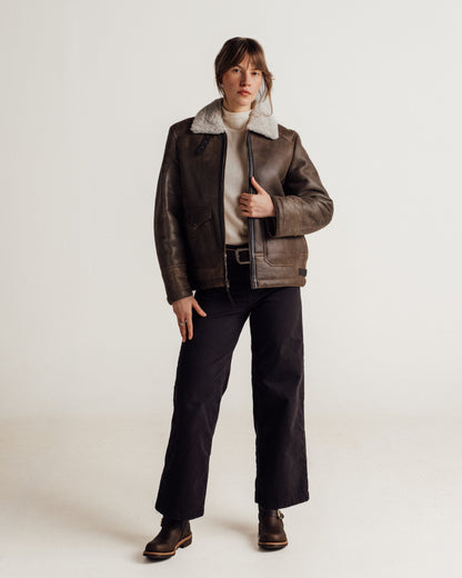 2415SW Schott N.Y.C. ANJ-4 Sheepskin Bomber Jacket