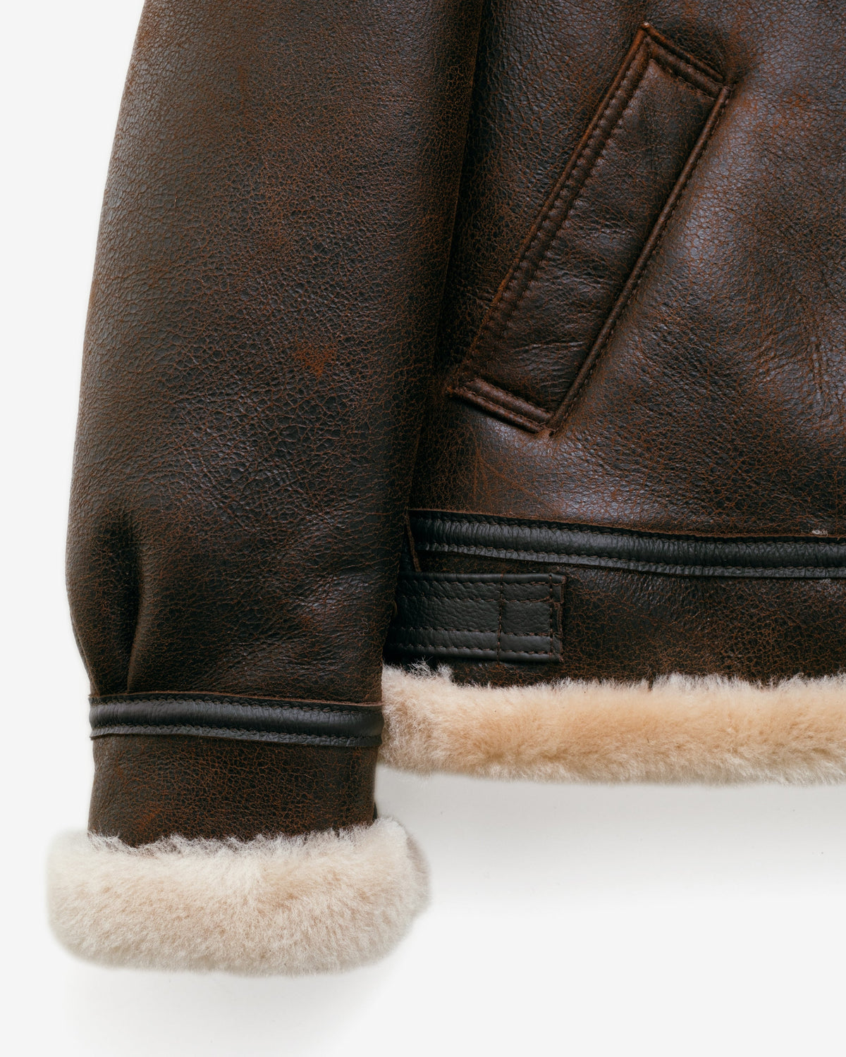 247SW Schott N.Y.C. Women's Sheepskin B-3 Bomber Jacket