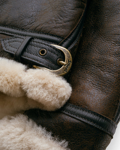 247SW Schott N.Y.C. Women's Sheepskin B-3 Bomber Jacket